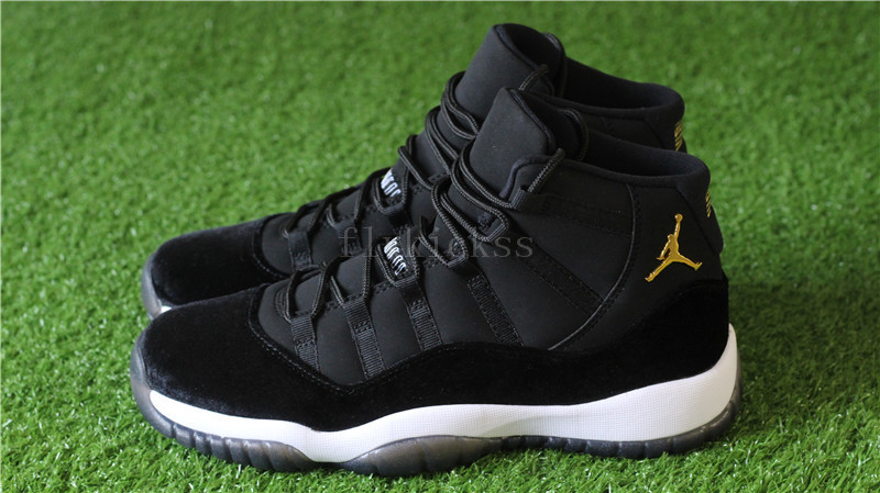 Authentic Air Jordan 11 Velvet Black